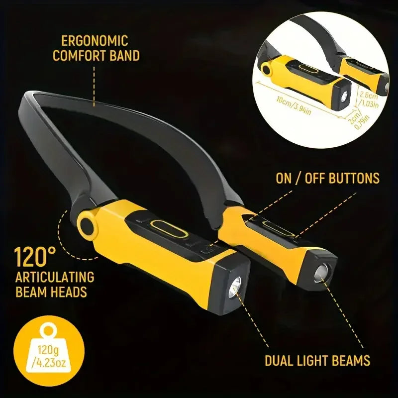 Rechargeable LED Neck Light with Adjustable Brightness