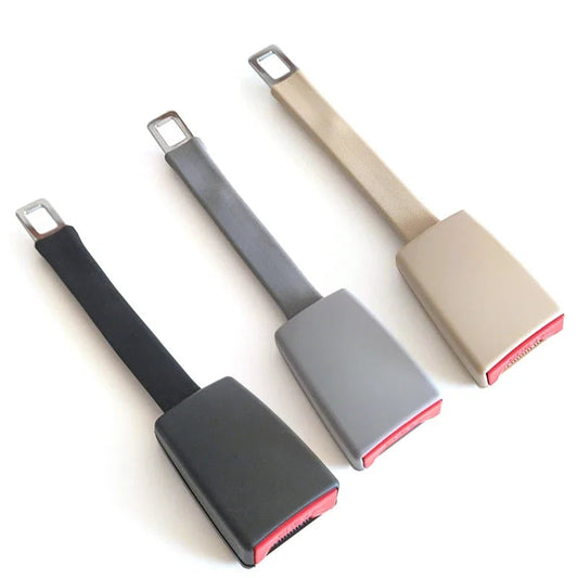 Raised Seat Belt Extender with Rigid Stem for Enhanced Comfort