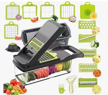 18-in-1 Vegetable Slicer with Multiple Cutting Options