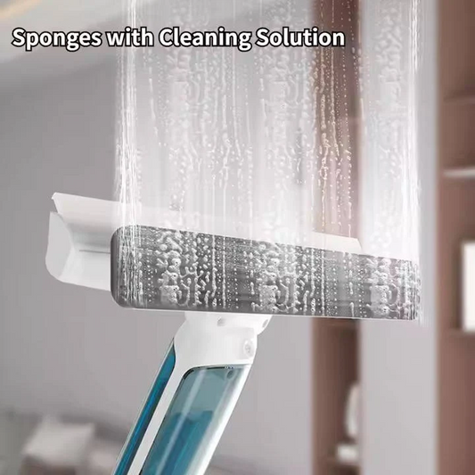 Telescopic Window Cleaner with Long Handle