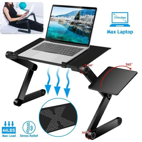 Laptop Stand for Desk, Adjustable Height and Ergonomic Design
