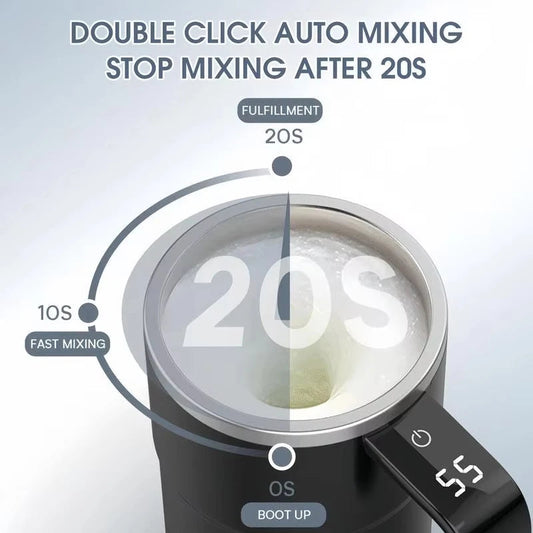 380ml Self-Stirring Mug with Intelligent Temperature Display