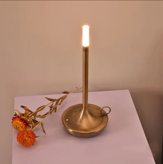 LED Touch Table Lamp with Rechargeable Battery for Home Use