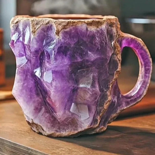 Heat Resistant Mineral Crystal Mugs for Coffee and Tea, Stylish Design