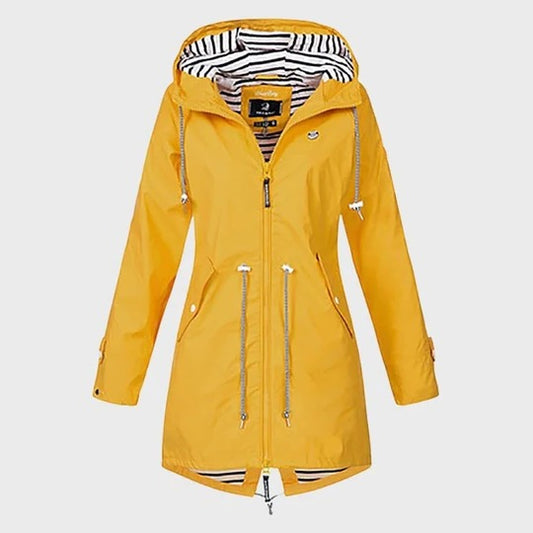 Long Waterproof Rain Jacket