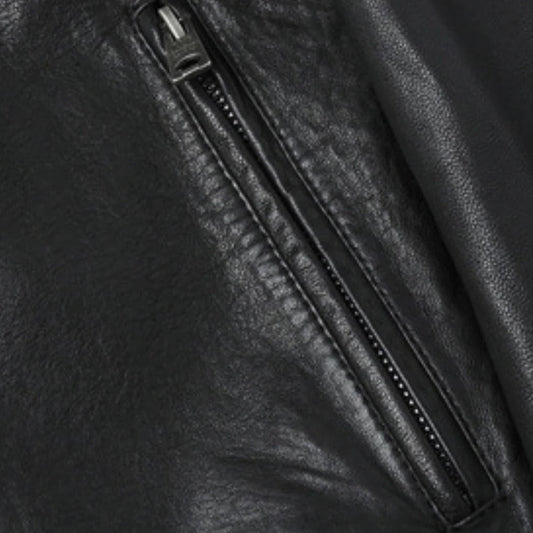 Men's Leather Jacket, Stylish and Durable Outerwear