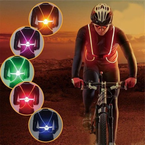 360 Reflective LED Flashing Night Safety Vest