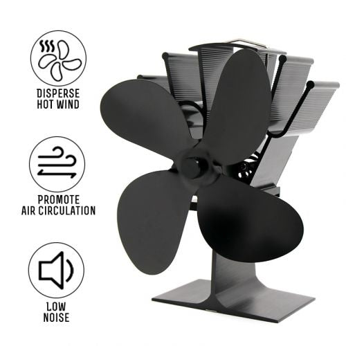 Heat Powered Fireplace Fan for Efficient Home Heating