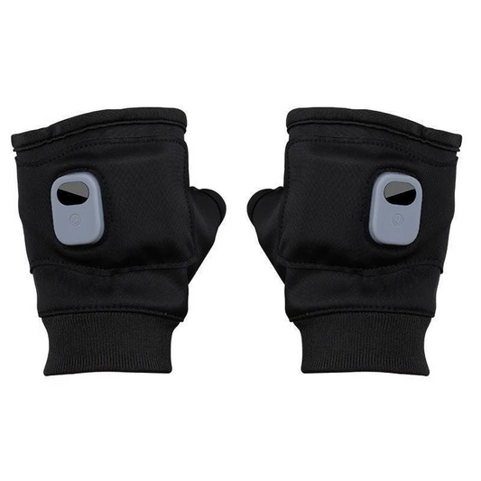 Heated Fingerless Gloves, USB Rechargeable Design