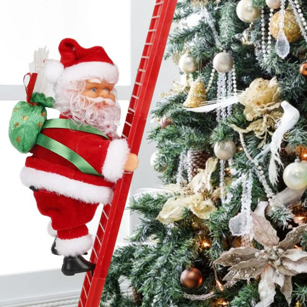 Climbing Santa Decoration for Holiday Home Decor