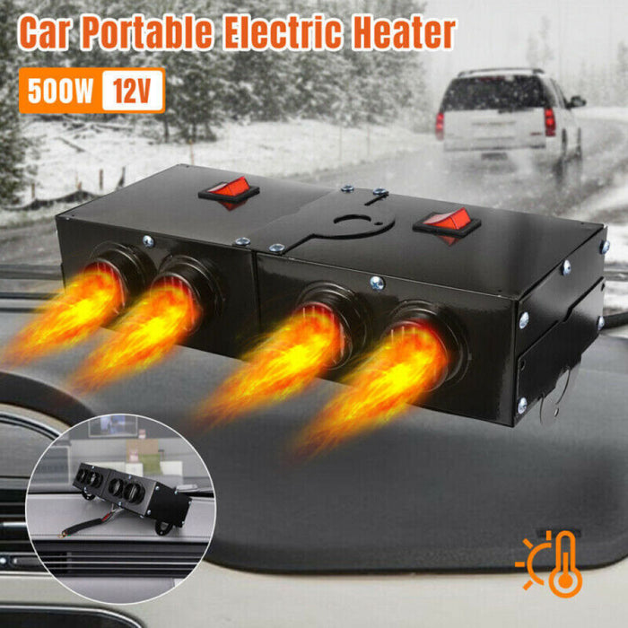 500W Electric Car Heater for Fast Heating and Defrosting