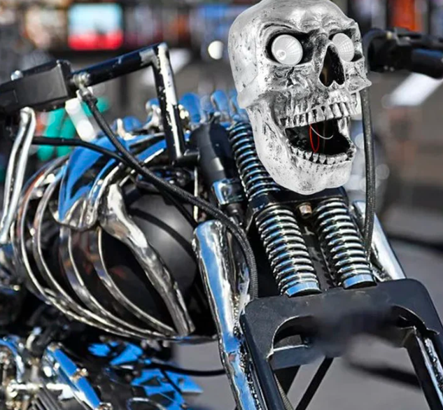 LED Motorcycle Skull Light