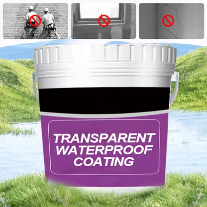 Transparent Waterproof Adhesive Coating for Exterior Walls and Bathroom Floor Cracks