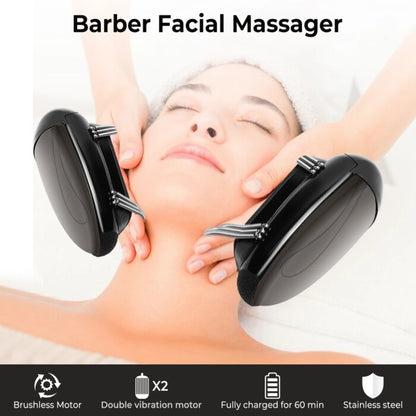 Cordless Professional Vibration Massager with Heat, USB Charging for Body, Neck, Back, Face