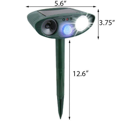Ultrasonic Deer Repeller, Pack of 4 Solar Powered Devices