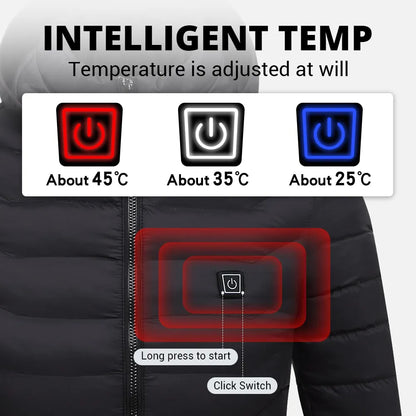 Heated Jacket for Unisex, Warm and Comfortable Outerwear