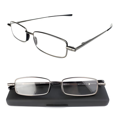 Compact Folding Reading Glasses for Men and Women