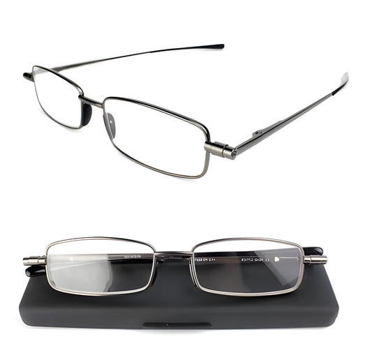 Compact Folding Reading Glasses for Men and Women