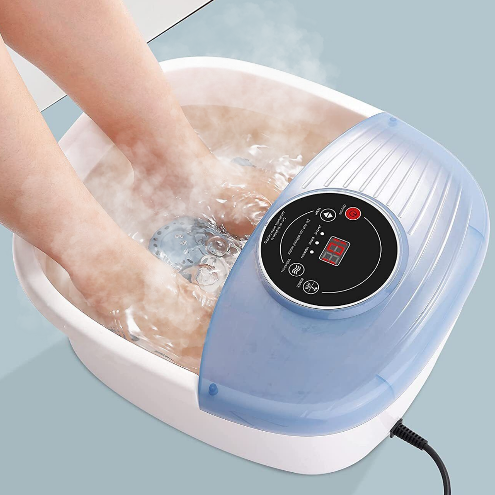 Temperature Controlled Foot Bubble Bath Massager with Vibration
