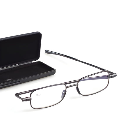Compact Folding Reading Glasses for Men and Women