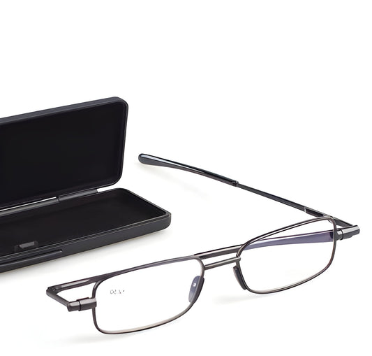 Compact Folding Reading Glasses for Men and Women