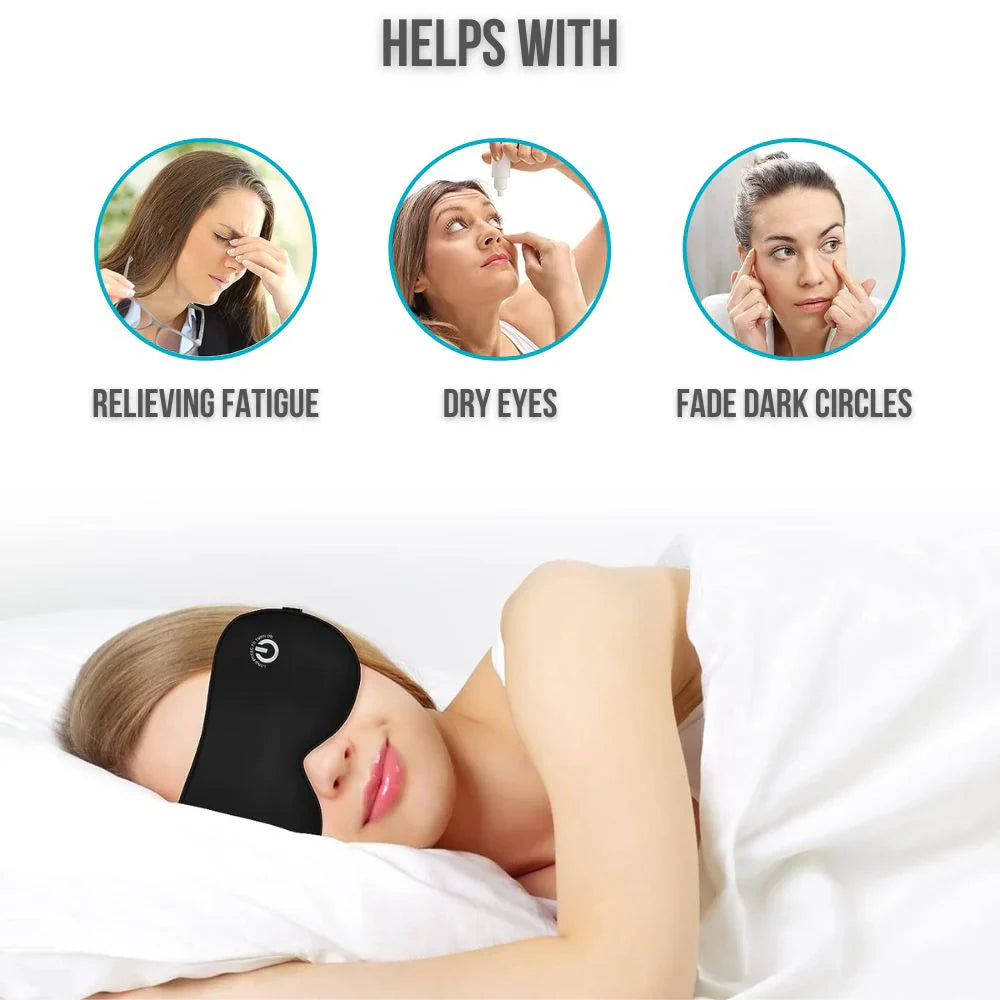 Rechargeable Heated Eye Mask for Relaxation and Comfort