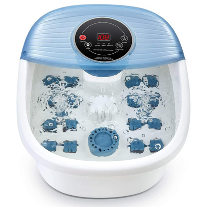Temperature Controlled Foot Bubble Bath Massager with Vibration