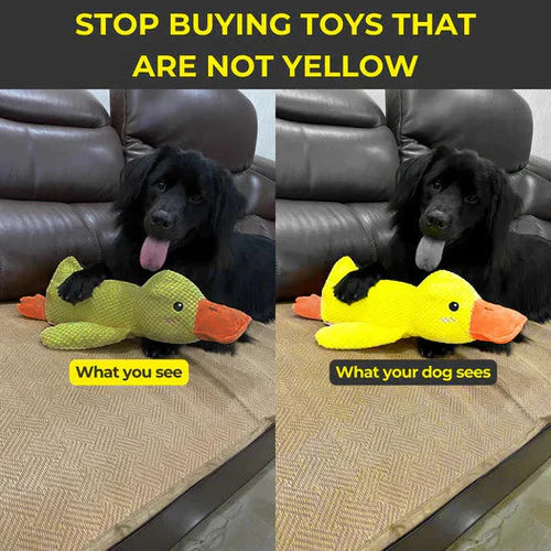 Calming Duck Dog Toy for Stress Relief and Comfort