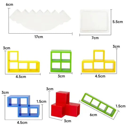 Swing Stack Tower Balance Toy marnetic