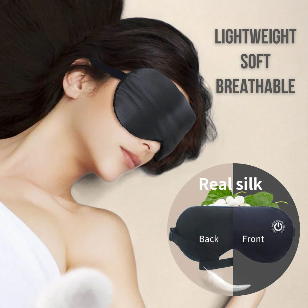 Rechargeable Heated Eye Mask for Relaxation and Comfort