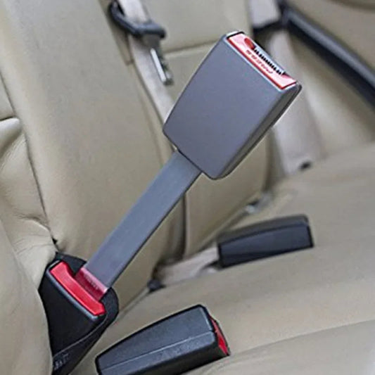 Raised Seat Belt Extender with Rigid Stem for Enhanced Comfort