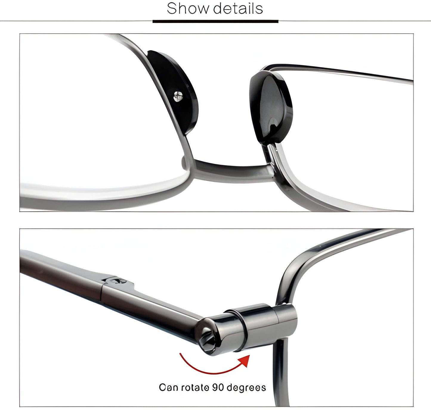 Compact Folding Reading Glasses for Men and Women