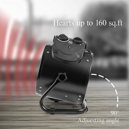 Electric Heater Fan for Greenhouse and Grow Tent, Fast Heating IPX4