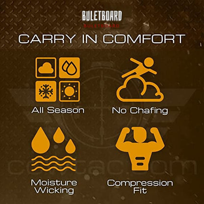 Concealed Leather Holster T-shirt for Men and Women