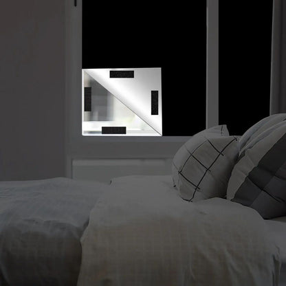 Blackout Window Cover Shade, Adhesive Sun Blocking Design