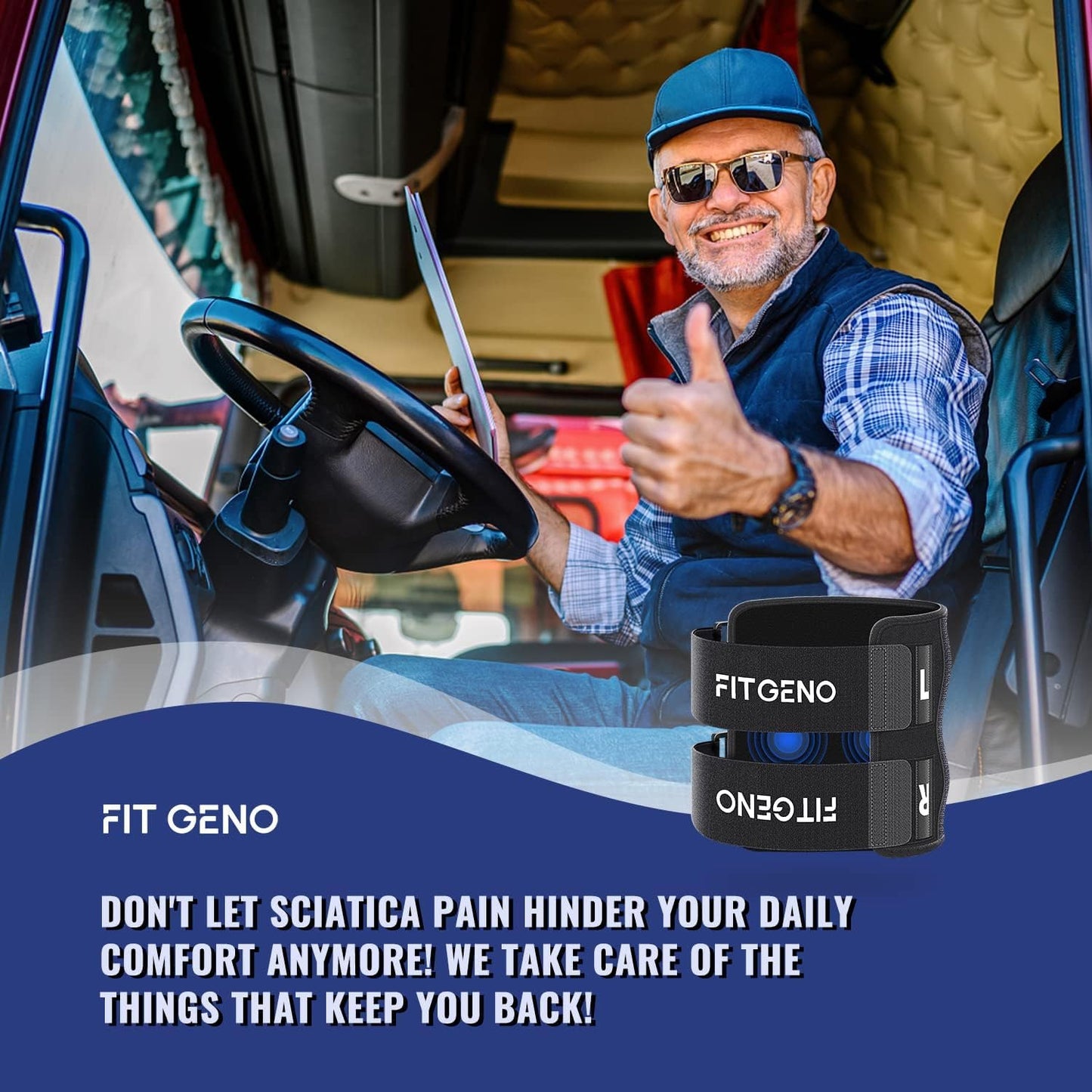 Sciatica Knee Brace for Nerve Support and Pain Relief