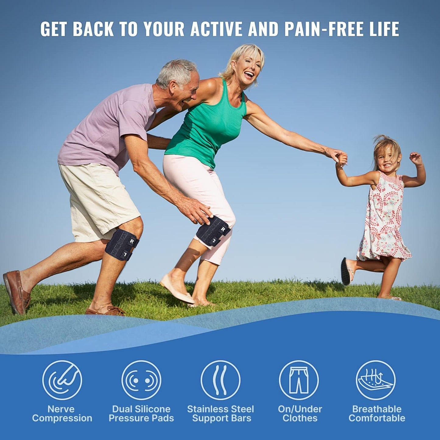 Sciatica Knee Brace for Nerve Support and Pain Relief