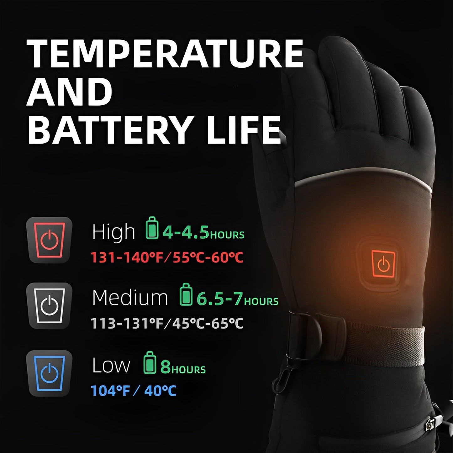 Heated Gloves for Warmth and Comfort