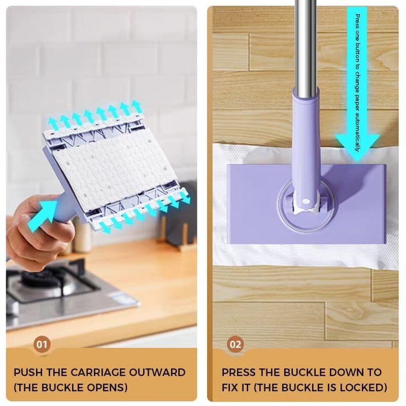 Automatic Cloth-Switching Mop, SwapClean Model