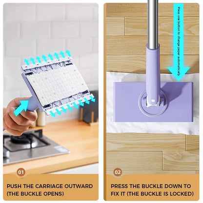 Automatic Cloth-Switching Mop, SwapClean Model