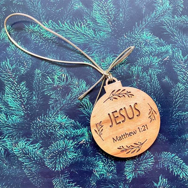 Names of Jesus Advent Ornaments, Christmas Hanging Decorations