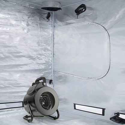 Electric Heater Fan for Greenhouse and Grow Tent, Fast Heating IPX4