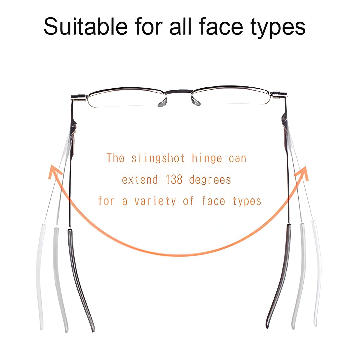 Compact Folding Reading Glasses for Men and Women