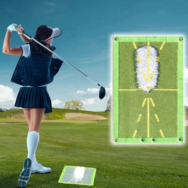 Golf Training Mat for Swing Detection and Batting Practice