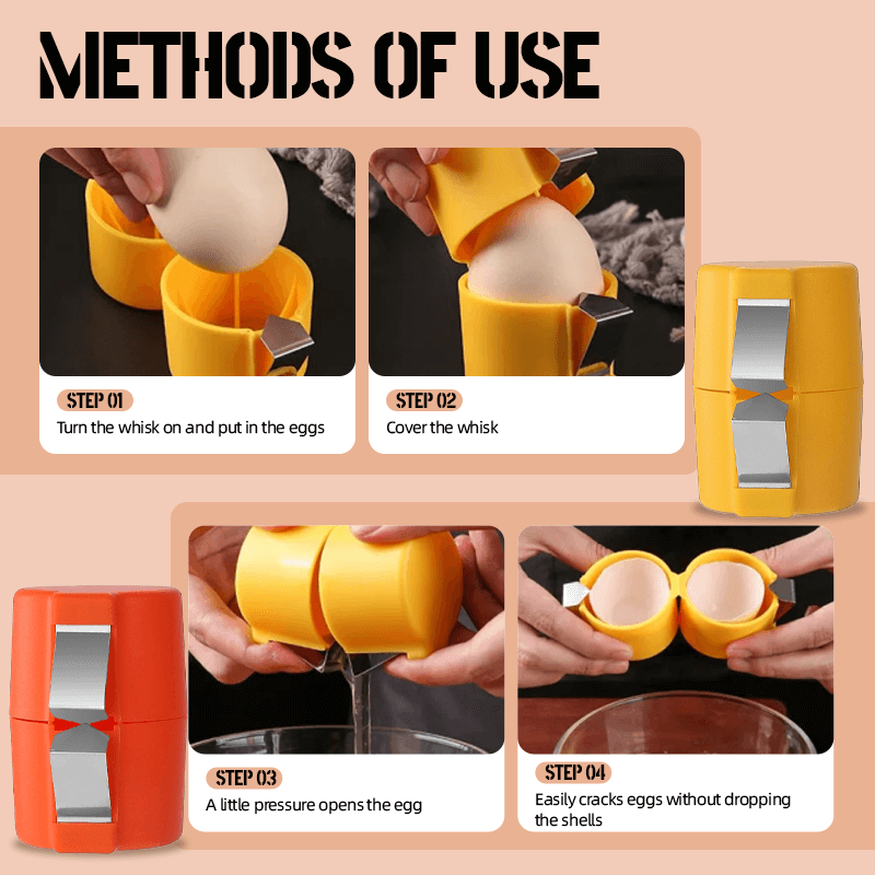 Efficient Egg Cracking Solution, CrackEase Tool