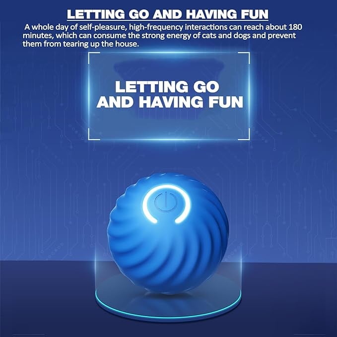 Interactive Dog Teasing Ball, BarkBounce Toy for Fun Playtime