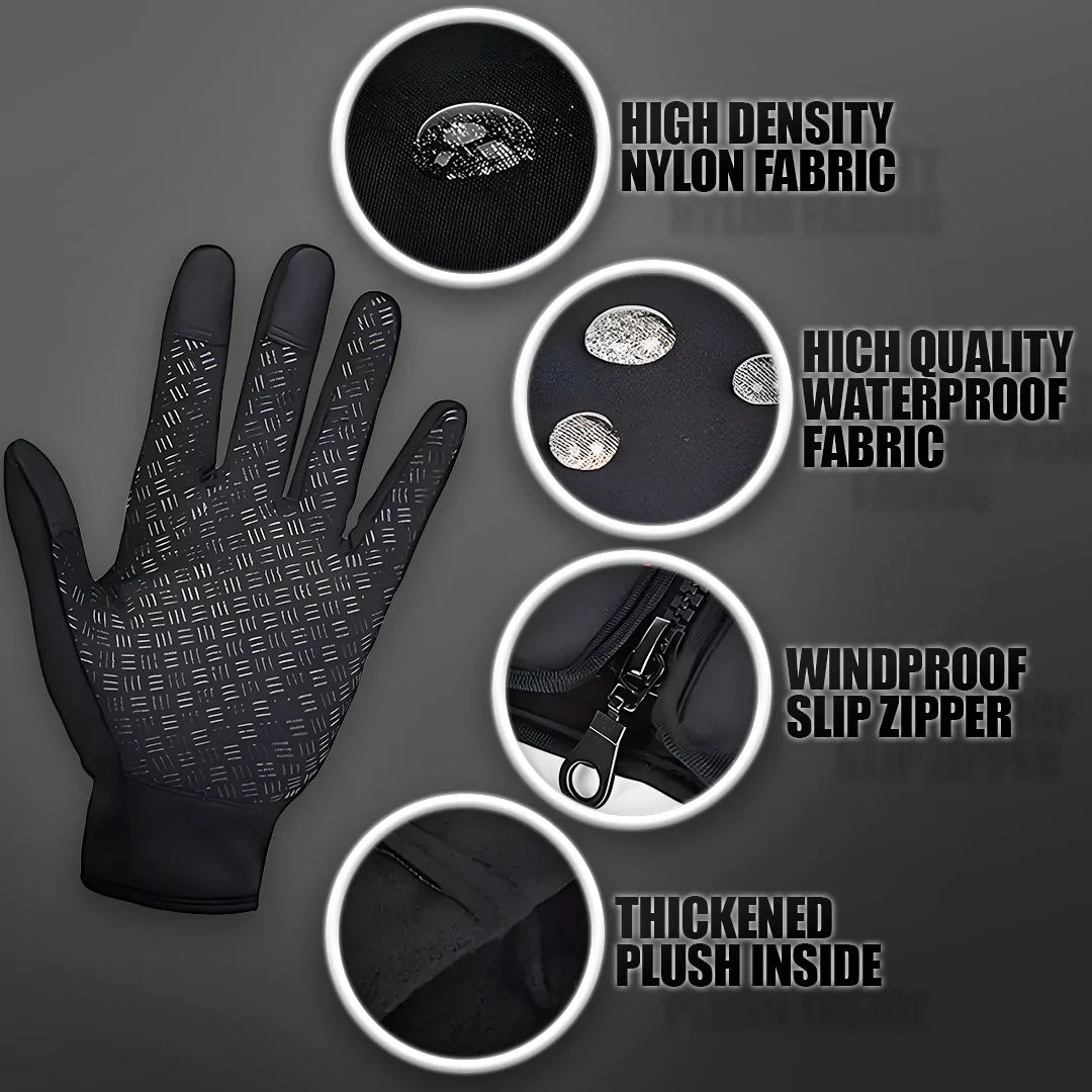 Waterproof Winter Gloves, Warm Insulation