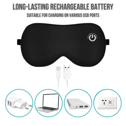 Rechargeable Heated Eye Mask for Relaxation and Comfort