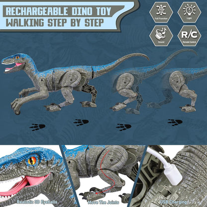 Remote Control Dinosaur Toy with Realistic Movements