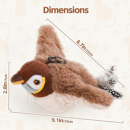Interactive Bird Toy for Cats, ChirpBuddy